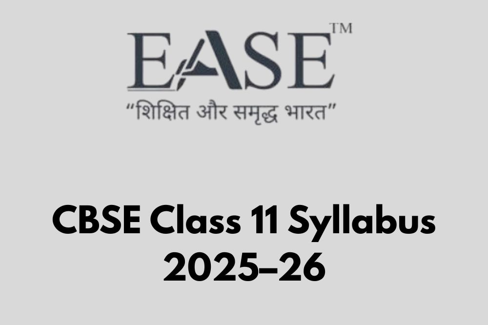 CBSE Class 11 Syllabus 2025–26