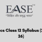 Physics Class 12 Syllabus (2025–26) – Download PDF