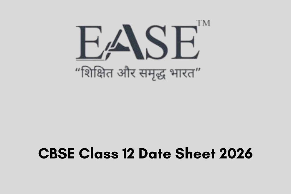  CBSE Class 12 Date Sheet 2026