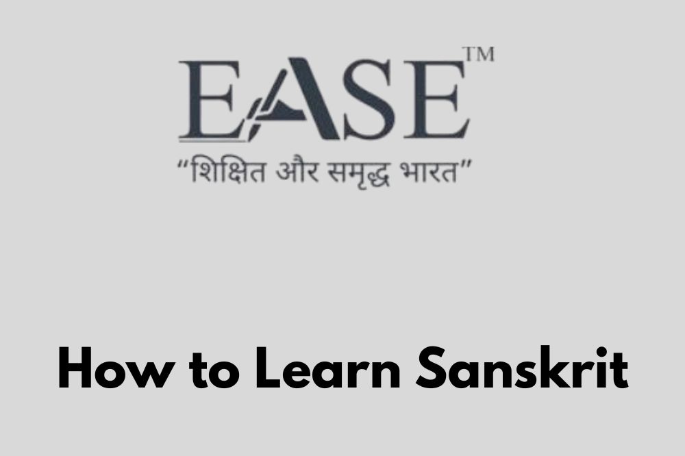 How to Learn Sanskrit