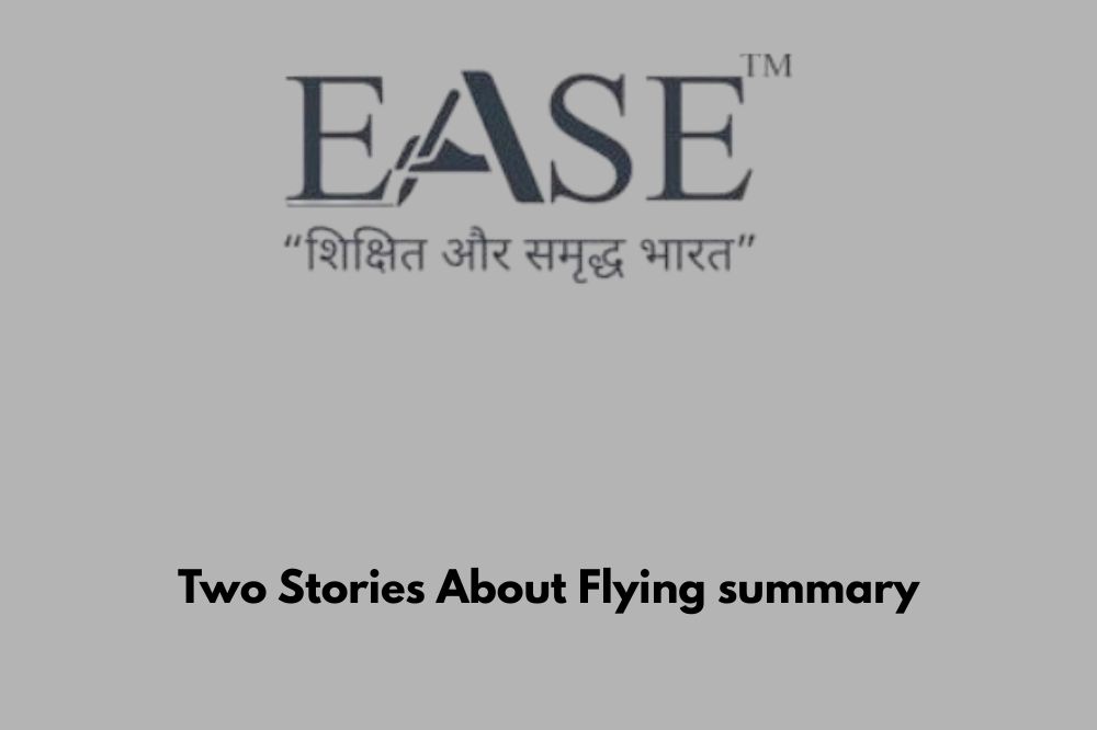 Two Stories About Flying summary